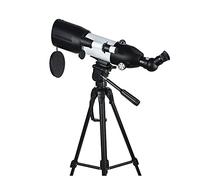 Spacmirrors Telescopios para Adultos, niños Principiantes en astronomía Telescopios astronómicos de 70 mm Monte telescopio Refractor trípode y Bolsa de Transporte Telescopio de Viaje con Imagen