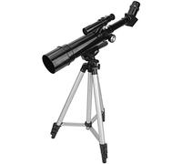 Spacmirrors Telescopios Telescopio Refractor astronómico, telescopio refractivo de Calibre para niños de 50 mm, oculares refractivos, trípode con Distancia Focal de 360 mm para niños Principiantes