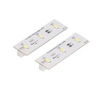 Spacnana 2 Uds Refrigeradores de Repuesto Tablero de Luz LED Congelador Refrigerador Barra de Tira de Luz para SW BX02B DC 12V