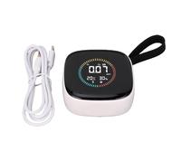 Spacnana 3 en 1 O3 Detector Temperatura Medidor de Humedad Portador de Calidad de Aire Portable LCD con Cordón para Viajes Domésticos Camping Picnic