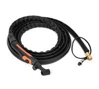 Spacnana Antorcha de Soldadura por, Diseño Ergonómico, Cable de 4 M, Refrigeración por Aire, para Equipos de Soldadura TIG-17 (Interruptor TIG-17V + válvula reguladora)