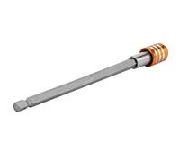 Spacnana Barra de Extensión de Soporte de Puntas de 1/4 de Pulgada, Vástago Hexagonal Magnético de Acero Inoxidable Resistente para Herramientas Eléctricas y Proyectos de Bricolaje (150mm)