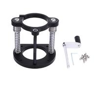 Spacnana Base de Elevación del Enrutador, de Elevación Manual de Sujeción de 2 Mordazas de Aleación de Aluminio con Manivela para Máquina de Corte de 64 66 Mm, Ranurado, Biselado,