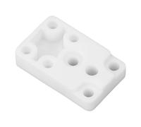 Spacnana Base de Montaje de Calefacción Hotend, Placa de Montaje de Circonio Cerámico con Resistencia Al Calor de 2200 ℉ para Impresoras 3D A1 A1 Mini H2D, Elimina el de Capa, Baja Conductividad