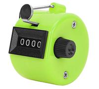 Spacnana Berm Contador de Conteo Manual, Plástico ABS, Diseño Ergonómico, Uso Multiusos para Eventos Deportivos y Seguimiento de Asistencia (Green)
