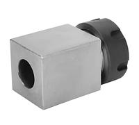 Spacnana Bloque de Pinza Cuadrado ER-25, Herramienta de Mecanizado de Acero Duro de Alta Resistencia para Usuarios de Máquinas de Grabado y Torno CNC