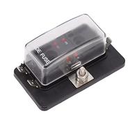 Spacnana Bloque de Seguridad de Hojas de Automóvil DC32V, Panel de Seguridad de Vehículos Seguro y Confiable para SUV, Yates (4 maneras)