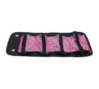 Spacnana Bolsa Cosmética de Viajes a la Moda con Temas de Almacén Separados, Ideales para Artículos para Hacer e Inodoro, Ligero y Portátil (Black)