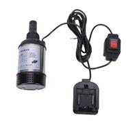 Spacnana Bomba de Agua Sumergible Inalámbrica, 100 W, Elevación de 8 M | Bomba de Transferencia de Batería, 100W 7000rpm, 70 a 80L por Elevación Mínima de 8m, ABS de Acero Inoxidable, para Sótano