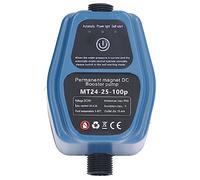Spacnana Bomba de Presión de Agua Inteligente 100W 24V 25L IP56, Motor sin Escobillas, Apagado Automático, bajo Ruido para Riego de Jardín Doméstico (Enchufe de la UE 100-240V)