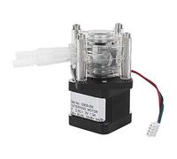 Spacnana Bomba Peristáltica Motor Paso a Paso de Acero Inoxidable Bomba Peristáltica 42 Motor a 0 a 400 Ml por Min Cubierta de PC Transparente de 3 Rodillos para Transferencia de Dosificación de