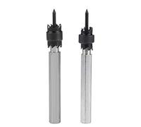 Spacnana Broca de Soldadura por Puntos de Carburo de Acero de Alta Velocidad, Removedor de Cortador 3/8 5/16 con Diente de Sierra para Herramienta Eléctrica (Dos juegos de brocas para soldadura por