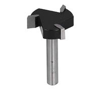 Spacnana Broca Enrutadora para Superficies de Spoilboard CNC, Aleación YG6 y Broca Enrutadora para Aplanamiento de Losas de Acero Al Carbono 45, Vástago de 6 Mm, Cortador de 24 Mm para Ranurado de