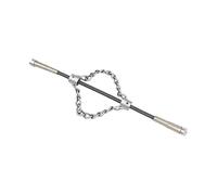 Spacnana Cadena Desincrustante para Alcantarillado, Eje Flexible y Cable Rotativo para Desatascar desagües; Limpiador de Tuberías Tipo Empuje con Cadena Metálica, Apto para Tuberías de 50