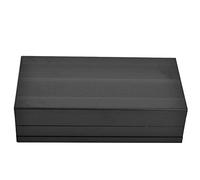 Spacnana Caja de Aleación de Aluminio Caja de Protección Electrónica de Proyecto Máquina Die Cast Sand Black 55x106x200mm con Disipación de Calor para Controlador PCB