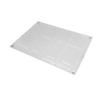 Spacnana Calendario de Pizarra Acrílica de Borrado en Seco, Pizarra Planificadora Transparente Reutilizable con Fuerte Adherencia Magnética, Ideal para Organizar Horarios Semanales en el Hogar y la