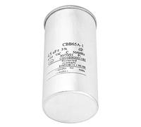 Spacnana CBB65 45uF 450V Condensador de Electrólisis sin Polaridad Papel de Aluminio Condensador de Accionamiento de Motor de Aire Acondicionado Redondo con Capacidad Impermeable para
