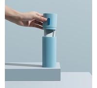 Spacnana Cebrete Hecho de Dientes Equilibrados de Viaje con Tapa Cerrada, Cabezal de la Caja para Almacenar Pasta de Dientes para una Vida Saludable, Resortes de Cepillos para Uso Diario [plástico]