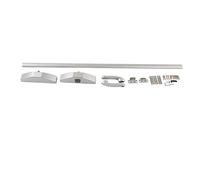 Spacnana Cerradura de Varilla de Empuje, Dispositivo de Salida de Pánico de Aleación de Aluminio y Acero Inoxidable para Hoteles y Centros Comerciales, Soporte de Escape en Caso de Incendio con