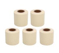 Spacnana Cinta Envolvente para Tuberías de PVC, 5 Rollos, Protector de Tubos No Adhesivo a Prueba de Agua para Tuberías de Aire Acondicionado, HVAC, con Respaldo de PVC de 60 Mm X 9,5 M