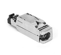 Spacnana Conector de Cable Ethernet Industrial RJ45 Cat 5e, Enchufe Metálico para Comunicación Industrial PROFINET, Impermeable e Ignífugo, Adaptador de 4 Pines para Aplicaciones Eléctricas