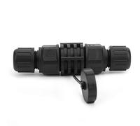 Spacnana Conector RJ45, Acoplador de Cable Ethernet de 8 Pines a Prueba de Agua IP67 a Prueba de Polvo para Cable Cat5 Cat6, con Conexión Roscada para Pantalla LED CCTV Automatización de