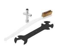Spacnana Conjunto de Herramientas de Limpieza de Impresoras 3D Clave Multifunción + Cepillo de Boquilla Mini Cross Cross + para Eliminar y Limpiar, Adecuado para E3DMK8/MK10/M2000 para Entusiastas