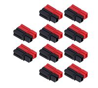 Spacnana Contactos de Conectores de Batería 75A, Latón Chapado en Plata, Policarbonato, Aplicaciones de Alta Potencia, Ideal para Sistemas de Suministro de Energía Modulares