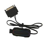 Spacnana Controlador ARGB, Fuente de Alimentación, Minicontrolador de Ventiladores ARGB para PC, Cable Adaptador Tipo Y para Chasis de computadora.