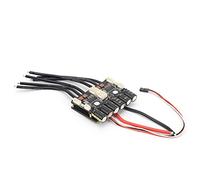 Spacnana Controlador de Velocidad Eléctrico Dual Drive V4, ESC de Alta Corriente 100 A con Disipador de Calor de Silicona para Monopatines Eléctricos y Tablas de Surf Submarinas