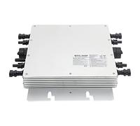 Spacnana Convertidor de Potencia Micro Inversor de Conexión a Red de 2000 W Control WiFi MPPT Identificación Automática de 120 V/230 V con Medidor Eléctrico Incorporado de Alta Precisión
