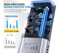 Spacnana Detector de Radiación Nuclear, 3 de Cada 1 Metro de FEM para la Detección de Campo Magnético Beta de Rayos Gamma X