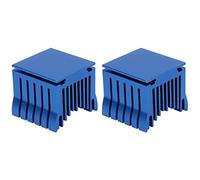 Spacnana Enfriador de Disipador de Calor de Aluminio, Disipador de Calor de Aluminio, Soporte Ajustable para Impresoras 3D, Tamaño Compacto para Placas Base de Bricolaje, Rendimiento de (BLUE)