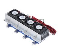 Spacnana Enfriador Termoeléctrico de 288 W Peltier DC 12 V de Refrigeración de Aire Acondicionado Semiconductor con Aleación de Aluminio ABS para Entusiastas del Bricolaje