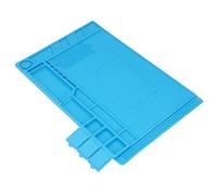 Spacnana Estera de Reparación Magnética Resistente Al Calor de Silicona para Mantenimiento, Almohadilla de Soldadura Antiestática para Trabajadores Industriales y de Laboratorio, 450 X 300 Mm