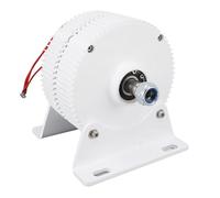 Spacnana Generador de Imanes Permanentes, Aleación de Aluminio, Alternador Trifásico de bajo Consumo, Motor Eléctrico de 12 V para Turbinas Eólicas (300W)