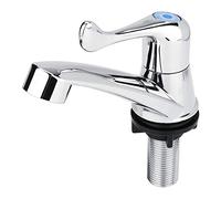 Spacnana Grifo de Agua, Grifo de Agua Grifo de Agua Fría Simple, G1/2 para Lavabo, Lavamanos, Fregadero de Agua (de G1/2)
