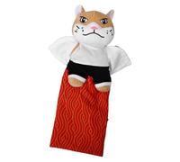 Spacnana Guante Interactivo para Gatos, Guante de Karate Antiarañazos con Manga Completa en el Antebrazo y Cabeza Móvil de Algodón Transpirable para Jugar con Gatos y Gatitos