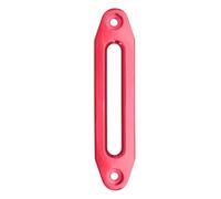 Spacnana Hawse Fairlead Guía de Cabrestante de Aluminio 10 Pulgadas 12000LB Billet Anodizado para ATV UTV Cuerda Sintética Guía de Cuerda de Cabrestante Roja con Distancia del Orificio Central de