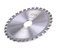 Spacnana Hoja de Sierra para Cortar Madera de Carburo, 32T 110 Mm Circular | Corte transversal limpio para hierro y madera, eliminación rápida de virutas, chapa de madera contrachapada sin astillas,