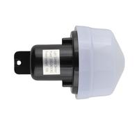 Spacnana Interruptor de Bombilla, Interruptor de Lámpara Exterior de Plástico con Sensor de Luz Incorporado, Control Automático para Farola, 230 V, Resistente a la Intemperie para Jardines y