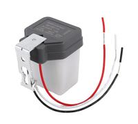 Spacnana Interruptor de Control Fotográfico de Luz de Calle, Sensor de Fotocélula de Encendido Automático IP64 10A para Luces LED Exteriores, para Iluminación de Porches y Caminos