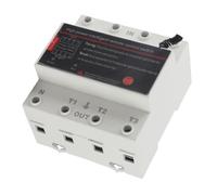 Spacnana Interruptor de Control Remoto Trifásico AC380V, 3000 M, Interruptor de Alimentación Inteligente Inalámbrico de Larga Distancia con Carcasa de PC Retardante de Llama para Motor de