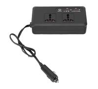 Spacnana Inversor de Corriente para Automóvil de 200 W, Convertidor de 12 V CC a 220 V CA con 4 Puertos USB 2 Salidas de CA, Pantalla de Voltaje en Tiempo Real, para Teléfonos