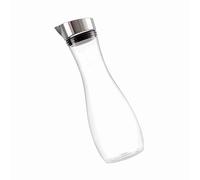 Spacnana Jarra de Botella de Jugo Acrílica de 1,2 L, Jarra de Agua Transparente Irrompible con Tapa para Cócteles, Fiestas con Agua Infundida, Restaurantes