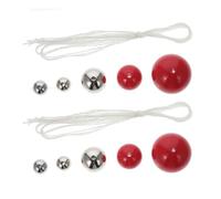 Spacnana Juego de Bolas de Péndulo único, Kit de Experimentos de Física de 10 Uds. para Profesores, Estudiantes, Mecánica, Aprendizaje, Experimento de Física (Juego de 5 Bolas de péndulo único)