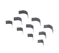 Spacnana Juego de Cortadores de Cuero, Herramienta Profesional de Troquelado de Cuero para Manualidades, 10 Uds., Perfecto para Carteras, Cinturones y Más