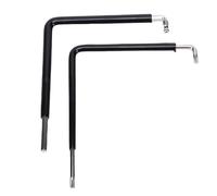 Spacnana Juego de Herramientas de Ajuste de Ventana, Llave Hexagonal de 4mm con Extremo de Bola, Herramienta de Estrella con Acero 59CrV4 para Schüco Winkhaus, 2 uds.