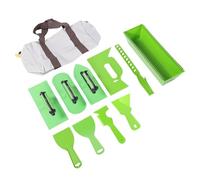 Spacnana Juego de Llanas de Plástico, Herramientas Completas para Enlucido con Agarre Ergonómico para Múltiples Superficies, Llanas de Acabado de Plástico Ligeras y Duraderas, Mezclador