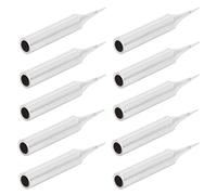 Spacnana Juego de Repuesto de Puntas para Cautín, Material de Cobre y Oxígeno, 10 Puntas Universales de Calentamiento Interno, Rango de Temperatura de 100 a 500F para Soldadores Eléctricos (Escribo